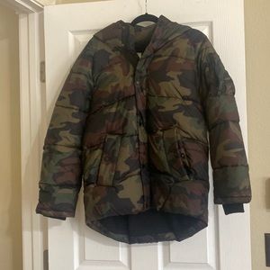 Zara Kids Oversize Camo Jacket